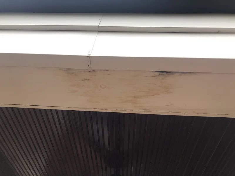 Close-up of Gutter Cleaning work by Roof & Nail in Coldwater